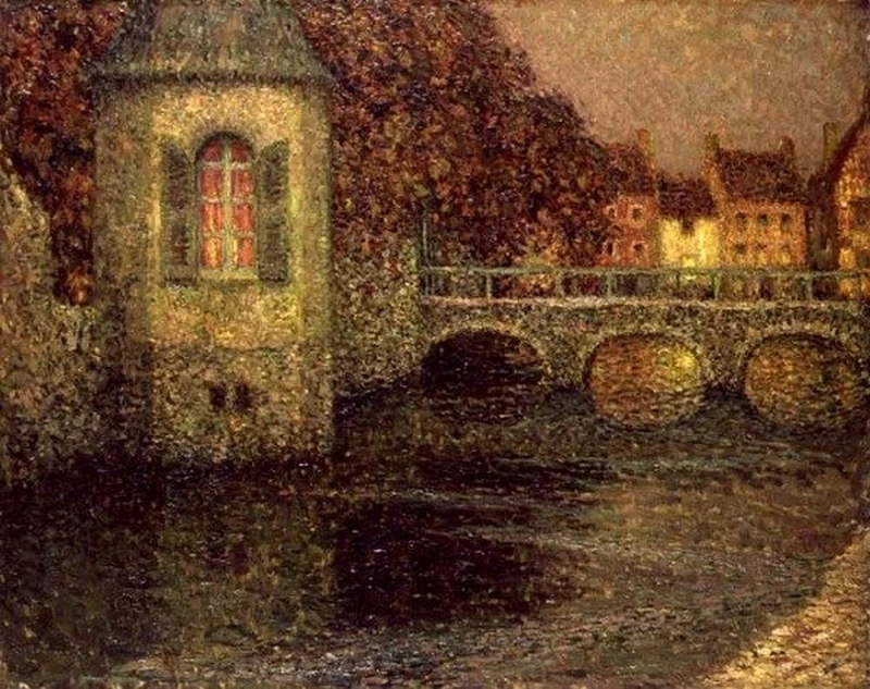 Henri Le Sidaner - 204, Notte in Normandia
